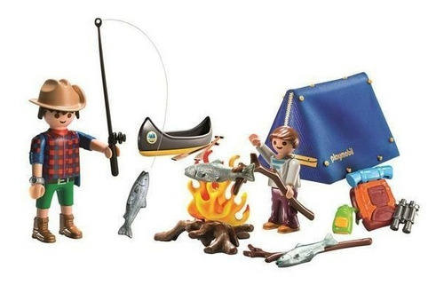 Imagen 4 de 6 de Playmobil Maletin Camping Family Fun 9323 Ink Educando