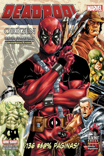Deadpool Origen / Masacre / Marvel Comics / Ovnipress