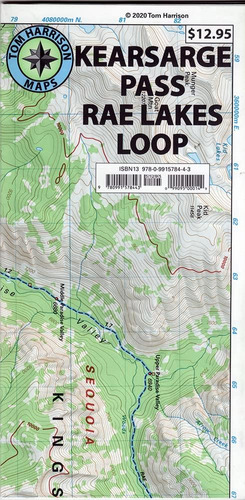 Libro:  The Kearsarge Pass Map