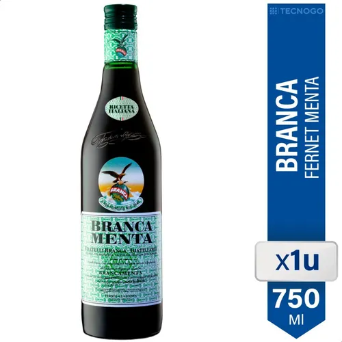 Fernet Branca Menta 750ml 750cc Botella Bebidas 01almacen