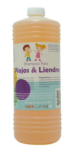 Shampoo Anti-piojos Con Tea Tree (1 Litro)