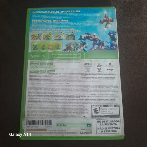 Skylanders Swap Force Xbox 360 Físico Original (Usado)