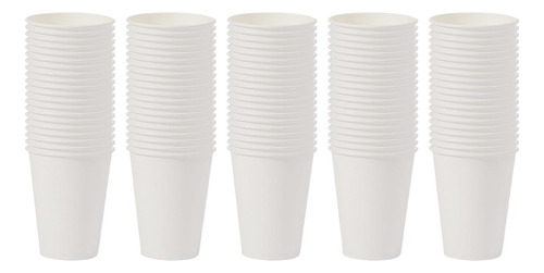 Taza Desechable De Papel Blanco, Tazas De 100 Piezas 16 Oz