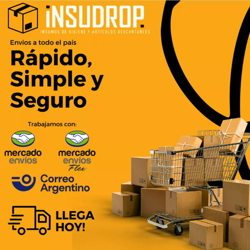 Bulto X6 Rollos Bolsa Arranque Alta Densidad 1.5k Son Buenas Cristal/transparente Ad Son Buenas 50x70 1.5kg