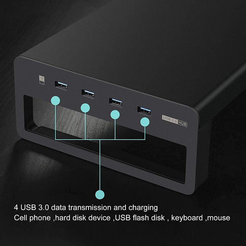 Usb 3.0 Soporte Para Monitor De Aluminio Soporte Vertic...
