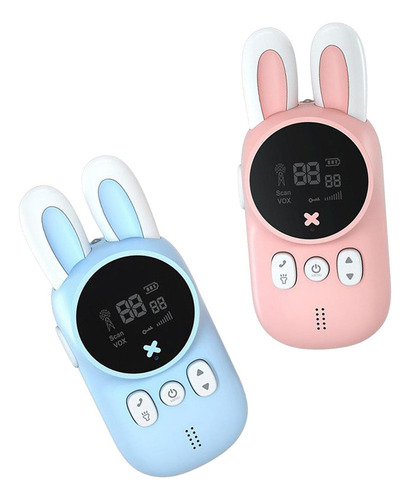 Juego De 2 Walkie Talkie De Dos Vías 3km De Radio Y