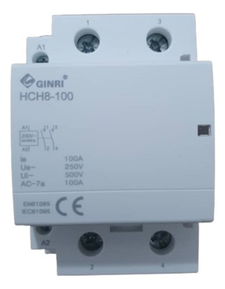 Contactor Modular Ginri  100 Amp 2 Polos 