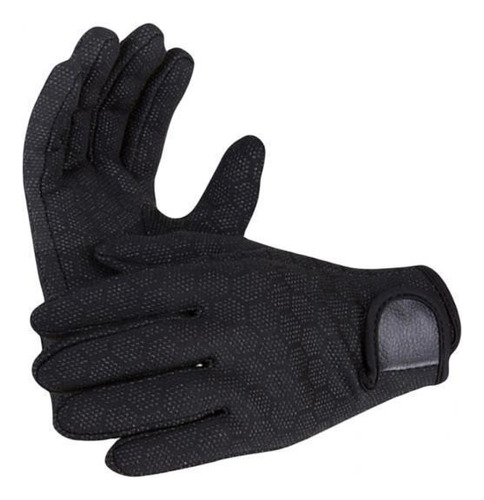 2 Guantes De Neopreno De 1,5 Mm, Guantes De Metro Negro