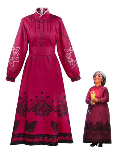 Encanto Abuela Alma Vestido Cosplay Disfraz Para Adult Niños