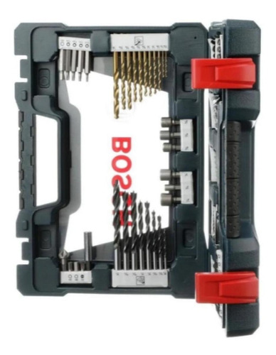 Imagen 4 de 10 de Set Brocas Puntas Bosch Para Madera Metal Concreto 91 Piezas