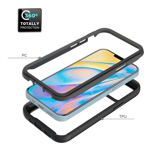 Imagen 2 de 10 de Funda Antishock Premium Compatible iPhone 12 12pro