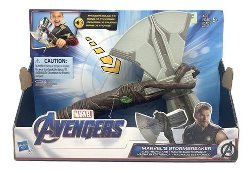 Thor Hacha Avengers Con Sonido Hasbro E0617 Color Marrón