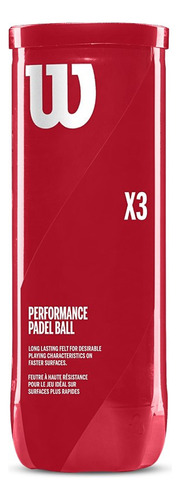 Pelotas Wilson Padel X3 En Amarillo | Stock Center