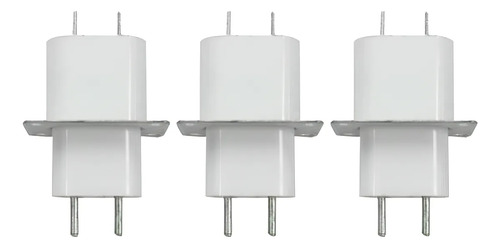 Kit Com 3 Unidades Conector Magnetron Filamento Tomada 3pçs