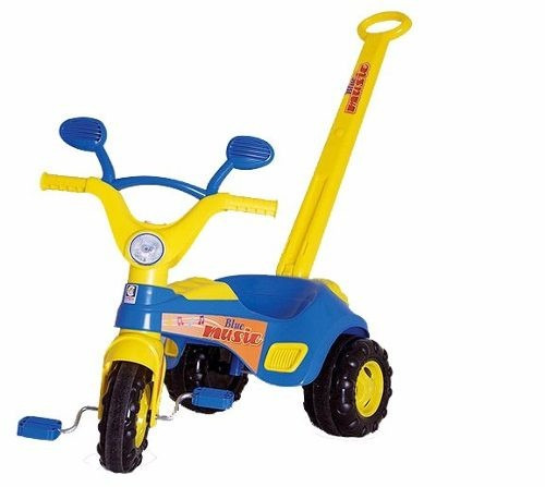 Triciclo Infantil Menino Blue Music Cotiplás Promoção