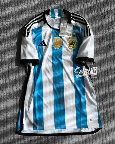 Argentina 2022 Jersey Edición Oficial 3 Estrellas World Cup