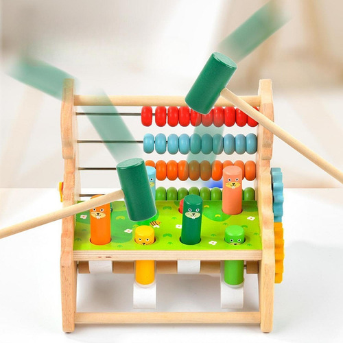 Juego De Golpear, Juguete De Desarrollo, Cuatro En Un Juego