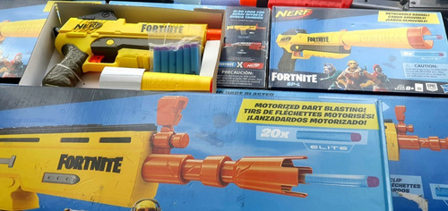 Imagen 4 de 8 de Pistolas Nerf Fortnite Originales Sp-l Americanas Ar-l Ts