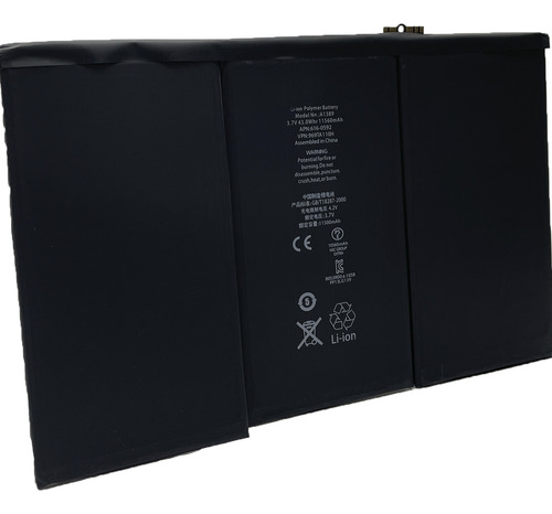 Ba-teria Compativel Com iPad 3 / iPad 4 A1458, A1459, A1460