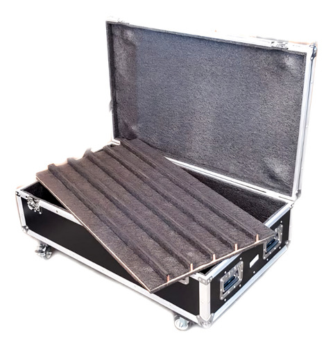 Flight Case Para 12 Ribaltas De Led. 2 Andares De 6