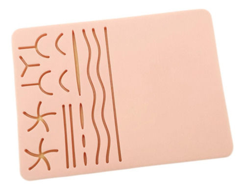 Suturing Practice Pad Silicona Simulación De La Piel Humana