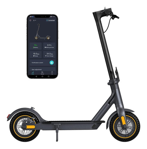 Scooter Eléctrico Plegable Con Neumáticos Sólidos Y Motor Po