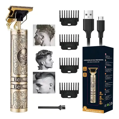 comprar Rasuradoras Eléctricas Cortadora De Lagom Yyt-010 Pelo Profesional Rasuradora Eléctrica Barba Máquina Para Cortar Cabello Potencia 7000 Rpm Esqueleto Impermeable Y Sin Cuerda Viene Con 4 Peines