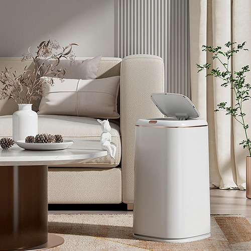 Cubo De Basura Con Sensor Inteligente, Cubo De Basura Con