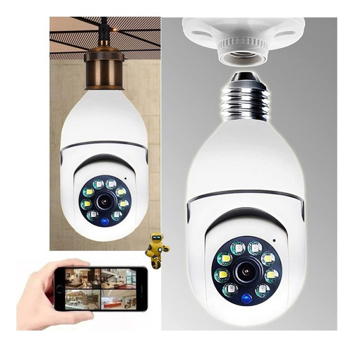 Cámara Lampada De Monitoreo Inteligente Aplicación Yoose Inf