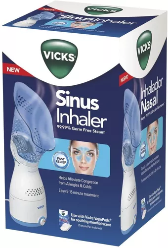 Vicks Inhalador Nasal Eléctrico Vicks  Vias respiratorias, Salud y  belleza, Resfriado