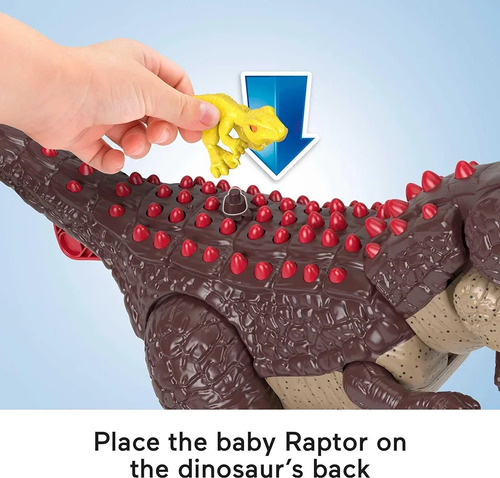 Dinosaurio, Imaginext,jurassic World Carnotaurus,28cm,nue-vo (Reacondicionado)