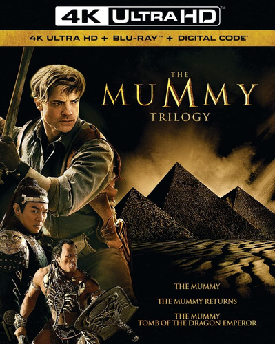 Blu Ray 4k The Mummy Trilogy Ultra Hd Original 