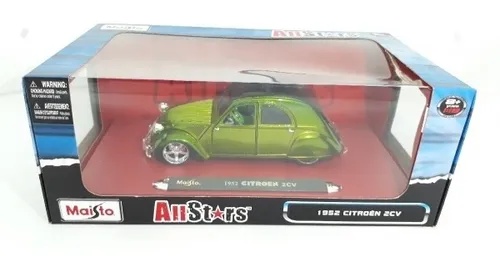 Miniatura Citroen 2cv Custom 1952 Maisto Escala 1:18