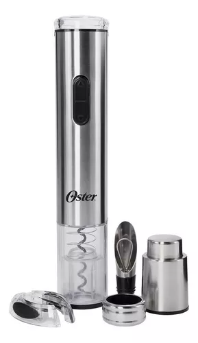 Kit Abridor Vinho Oster 8055 Inspire Inox Abridor Elétrico Cor Prateado