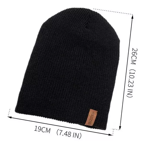 Gorro Gorros Para Hombre Y Mujer Termico Tejido Estilo Moda