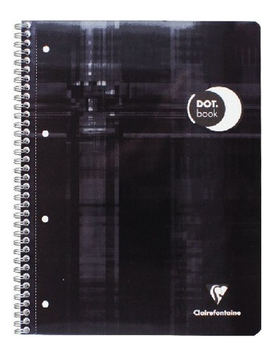 Caderno Clairefontaine Dot Book Pontilhado A4+ Preto