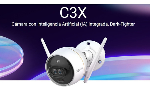 Imagen 5 de 6 de Cámara de seguridad Ezviz C3X con resolución de 2MP visión nocturna incluida blanca