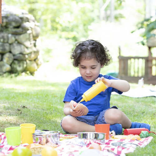 Juego De Condimentos De Alimento Para Carrito De Acero. Color