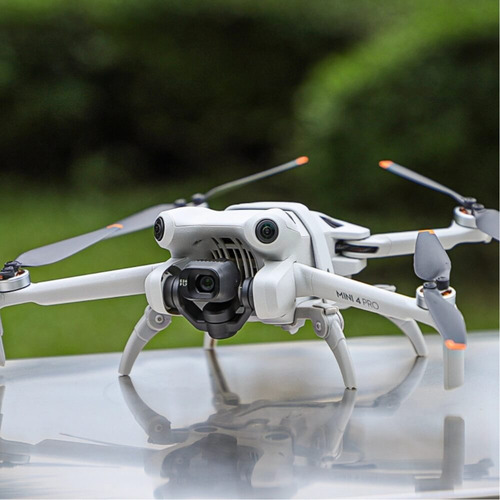 Trem De Pouso Dobrável Para Drone Dji Mini 4 Pro - Sunnylife Cor Cinza