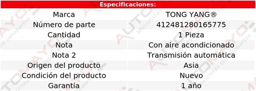 Un Radiador Agua Tong Yang Tsx L4 2.2l C/aa Acura 2009-2012