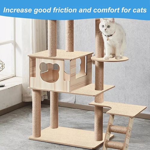 Poste Rascador Para Gatos Autoadhesivo De Escalada Diy