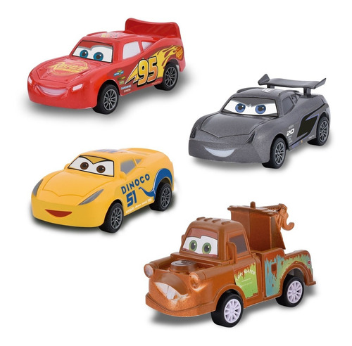 Autos Cars 2 Película Set Colección X4 Disney Pixar Ditoys