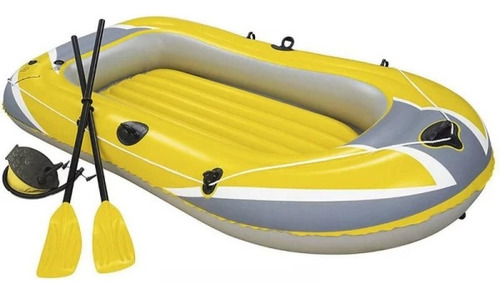 Bote Bestway Hydro-force Raft Set Incluye Inflador Y Remos 