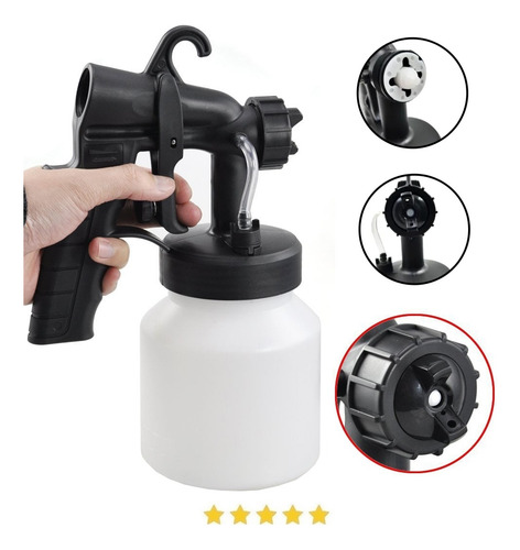 Revolve Gati Pistol Pintur Copo Reparo Repos Compres Ar Pulv