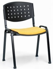 Imagen 4 de 7 de Silla Oficina Recepción Prisma 40 X4 Un Apil Kromos Colores