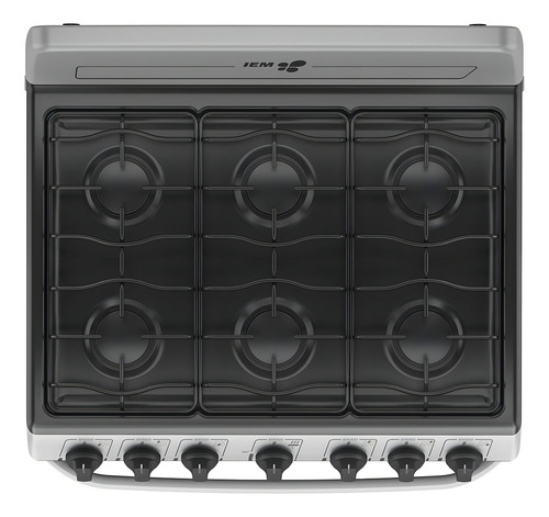 Estufa Mabe Emh7602js0 A Gas/eléctrica Silver Puerta Con Visor 126.6l