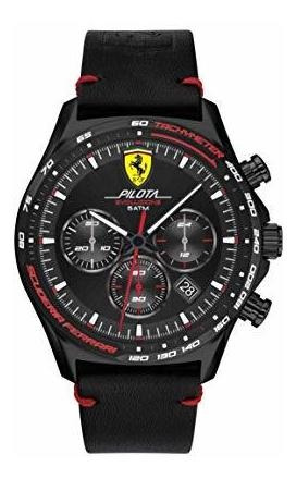 Ferrari Hombres Pilota Evo Acero Inoxidable Cuarzo 7s6by