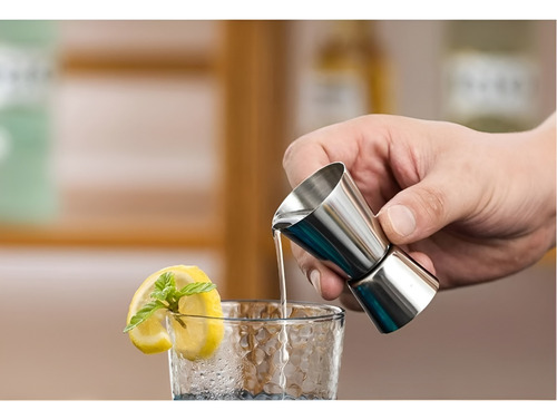 Medidor Tragos Jigger Dosificador De Onza Bartender 15-30ml