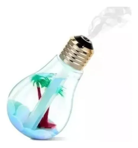 comprar Humidificador Difusor De Aroma Aire Luz Led Diseño Bombillo