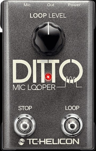 Tc Helicon Ditto Mic Looper Pedal Looper Para Voz Color Gris